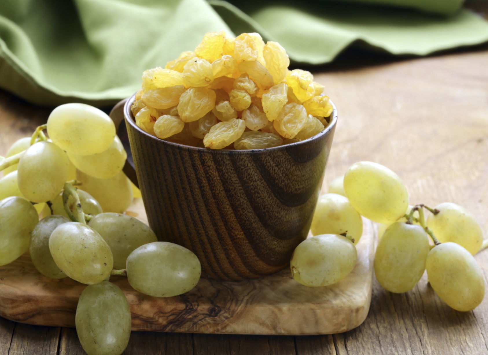 Grapes and raisins